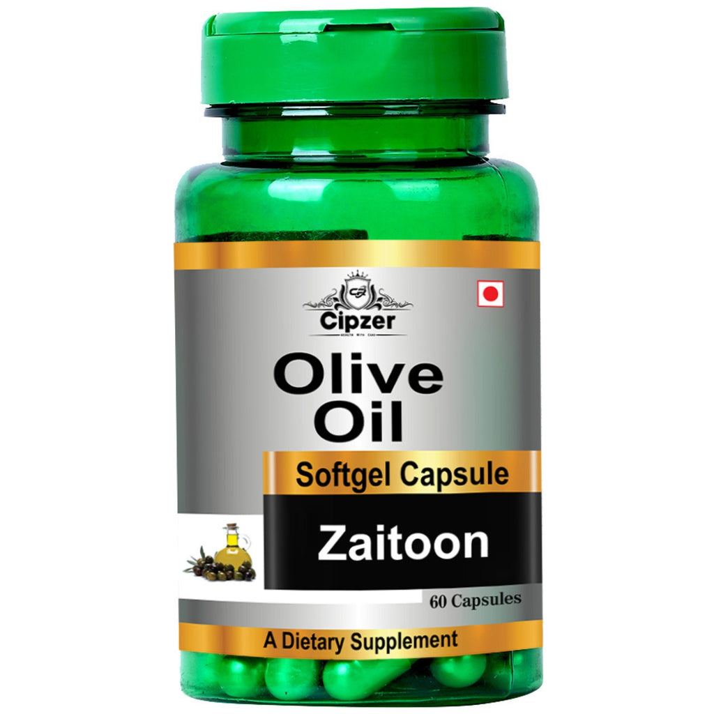 Cipzer Olive Oil Softgel Capsules | Grocsy
