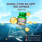 Cipzer Omega 3 Fish Oil Softgel Capsules | Grocsy
