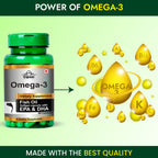 Cipzer Omega 3 Fish Oil Softgel Capsules | Grocsy
