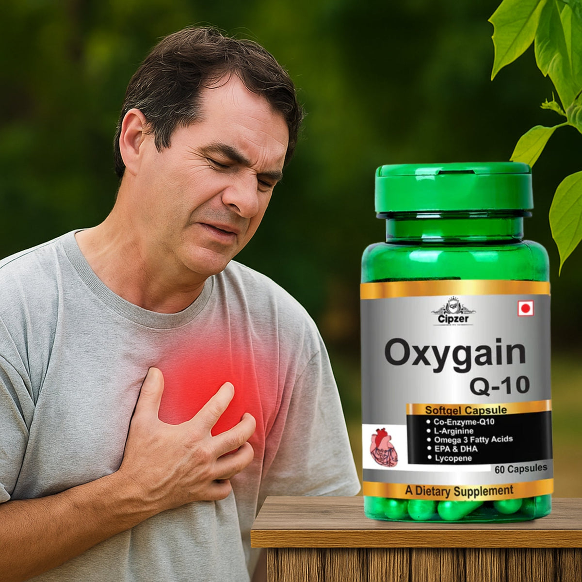 Cipzer Oxygain Q-10 Softgel Capsules | Grocsy