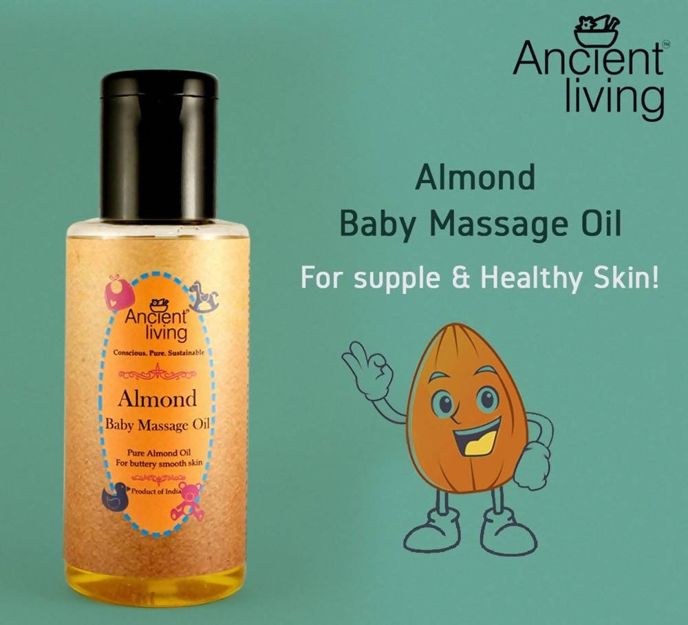 Ancient Living Almond Baby Massage oil | Grocsy