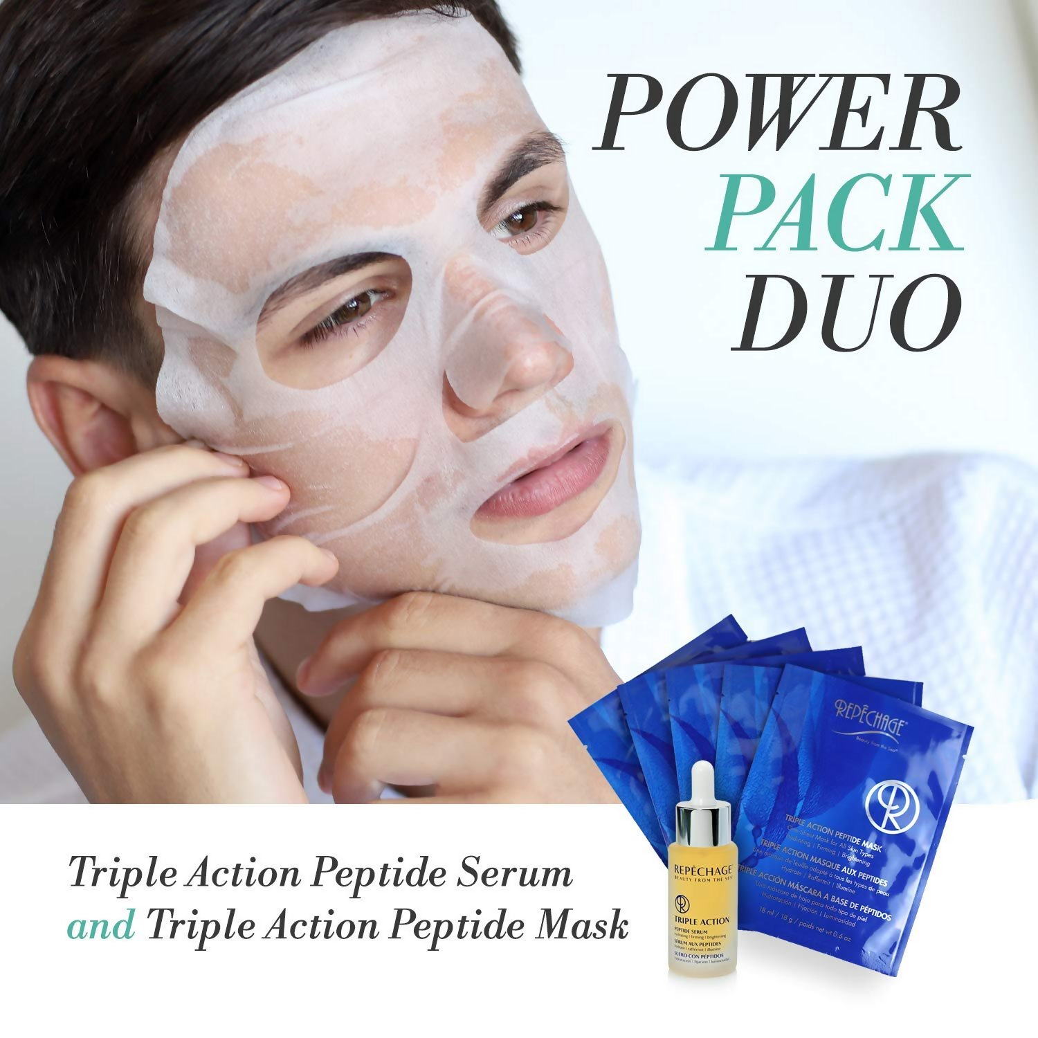 Repechage Triple Action Peptide Face Serum | Grocsy