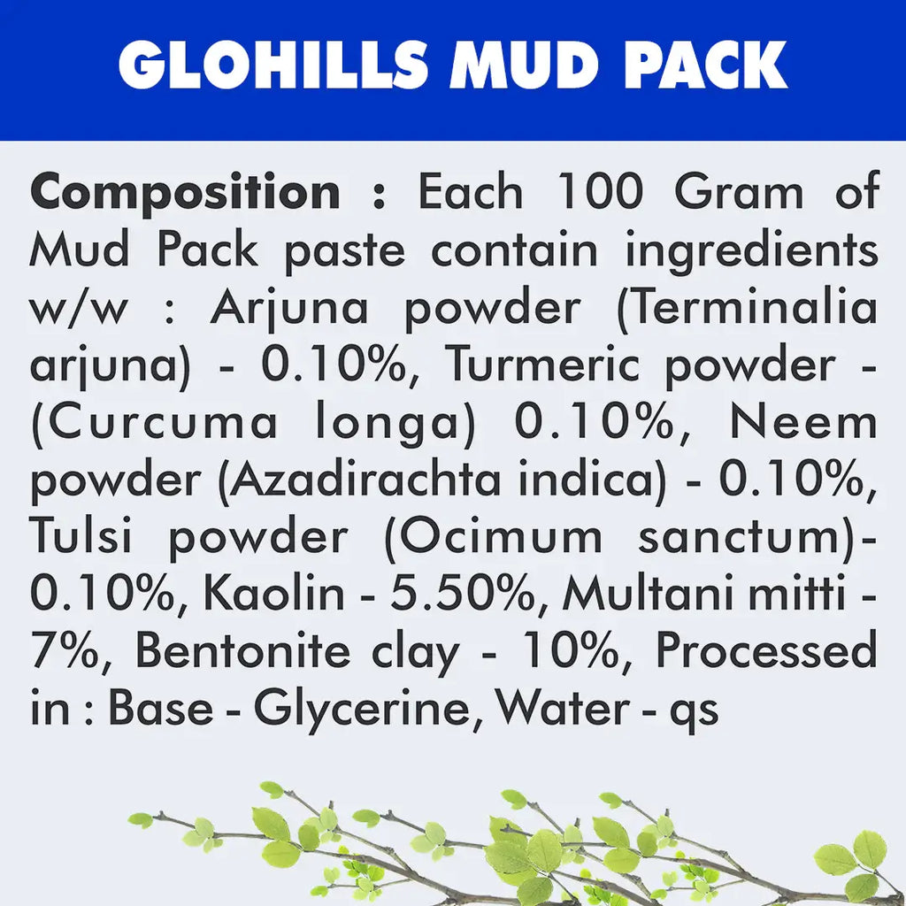 Herbal Hills Glohills Mud Pack | Grocsy