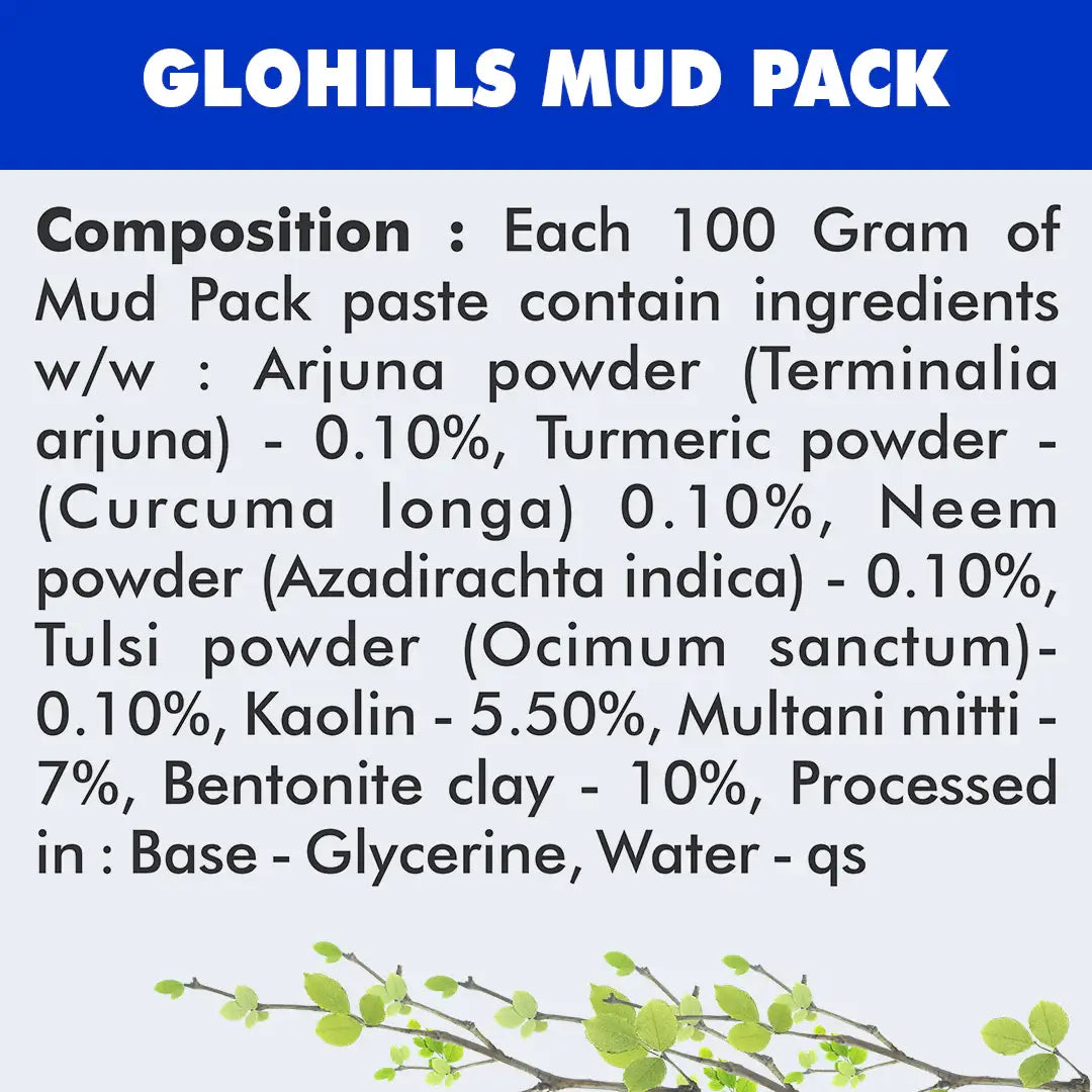 Herbal Hills Glohills Mud Pack | Grocsy