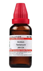 Dr. Willmar Schwabe India Acidum Tartaricum Dilution | Grocsy