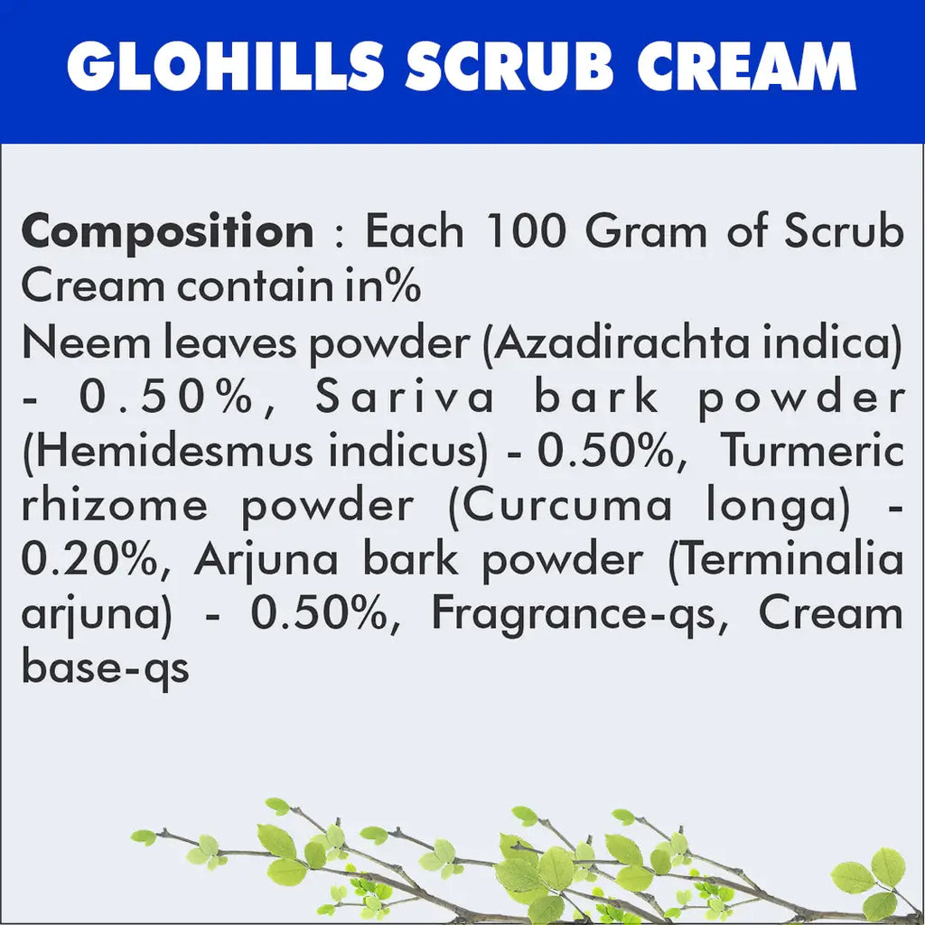 Herbal Hills Glohills Scrub Cream | Grocsy