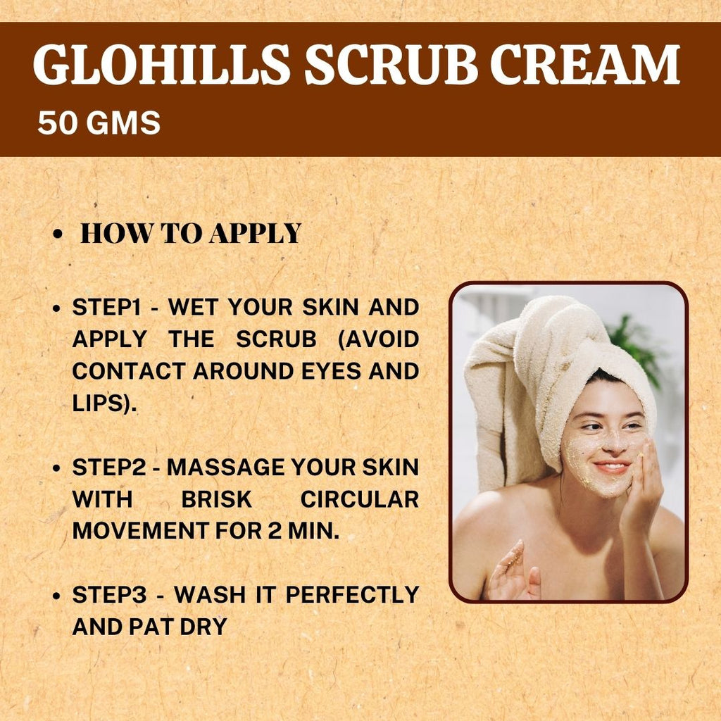 Herbal Hills Glohills Scrub Cream | Grocsy