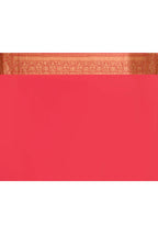 Joban Fashion Ink Blue Crepe Chiffon Pure Handloom Banarasi Silk Saree | Grocsy