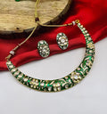 Jewel City Traditional Handcrafted Kundan Gold-Plated Necklace Set | Ethnic Indian Jewelry for Weddings, Parties & Festivals | Grocsy