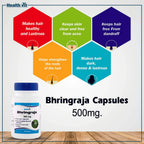 Healthvit Bhringraja Capsules | Grocsy