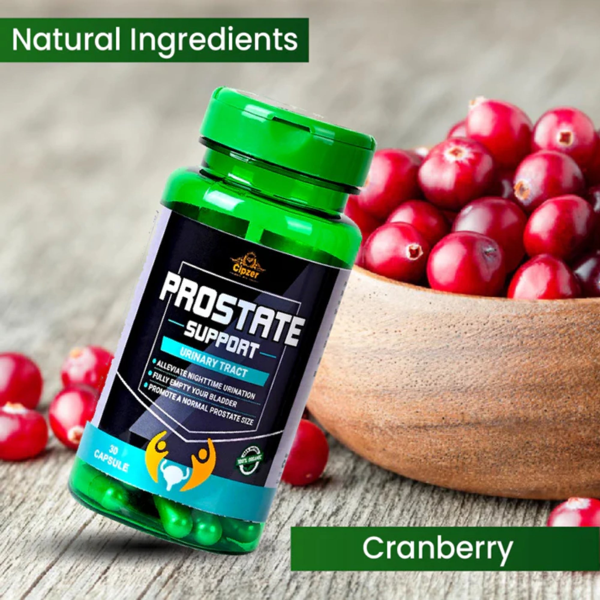 Cipzer Prostate Support Capsules | Grocsy