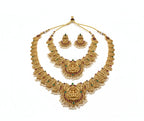 Jewel City Exquisite Antique Gold-Plated Temple Jewelry Set | Grocsy