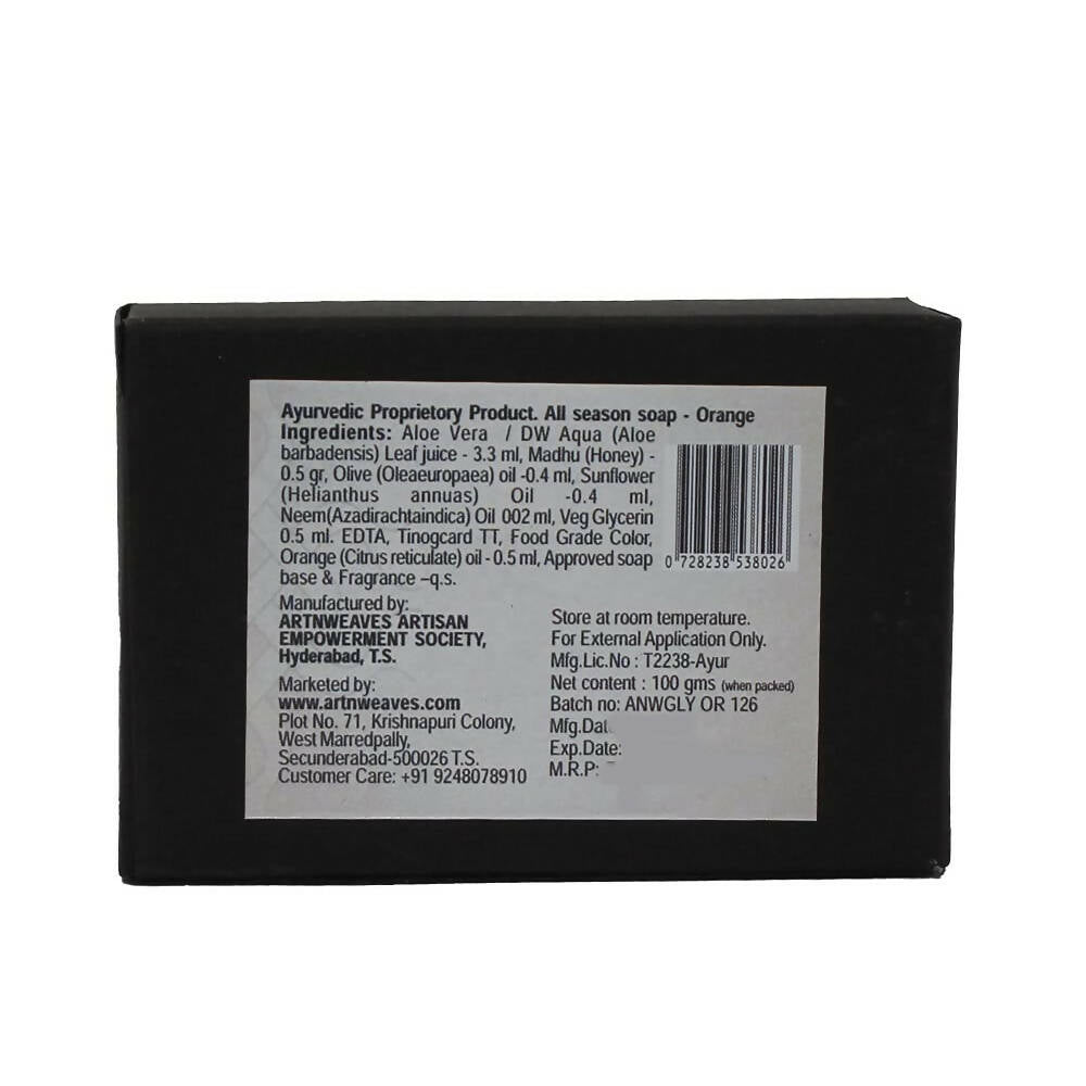 artNweaves Handmade Glycerin Soap Orange | Grocsy