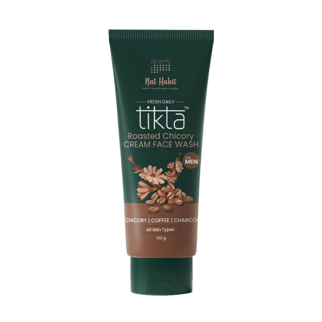 Nat Habit Roasted Chicory Tikta Gel Face Wash for Men | Grocsy
