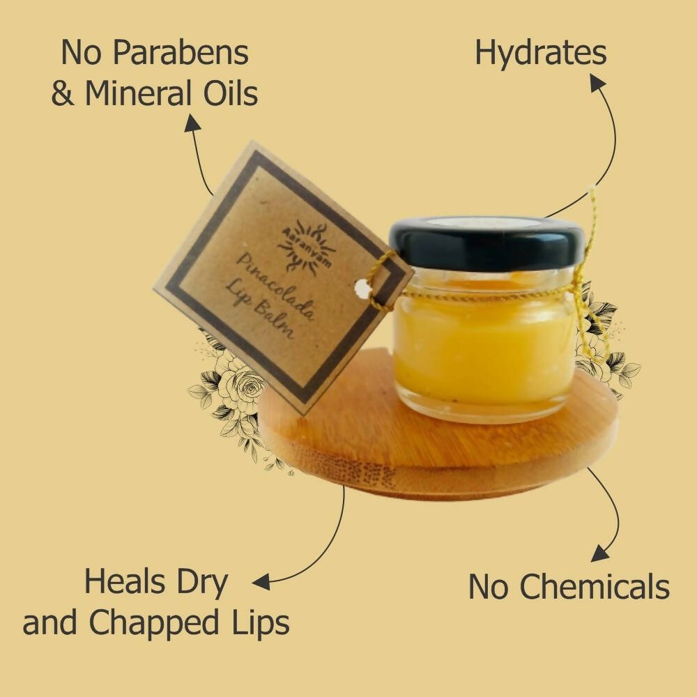 Aaranyam Pina Collada Lip Balm | Grocsy