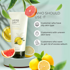 The Face Shop Herb Day 365 Master Blending Foaming Cleanser- Lemon & Grapefruit - Korean Skincare | Grocsy