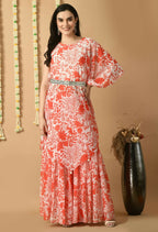 Joban Fashion Red Maslin Kurta Set | Grocsy