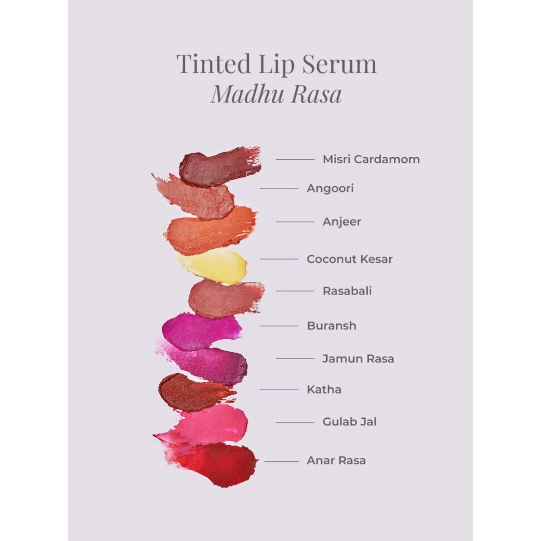 Forest Essentials Tinted Lip Serum Madhu Rasa Rasabali | Grocsy