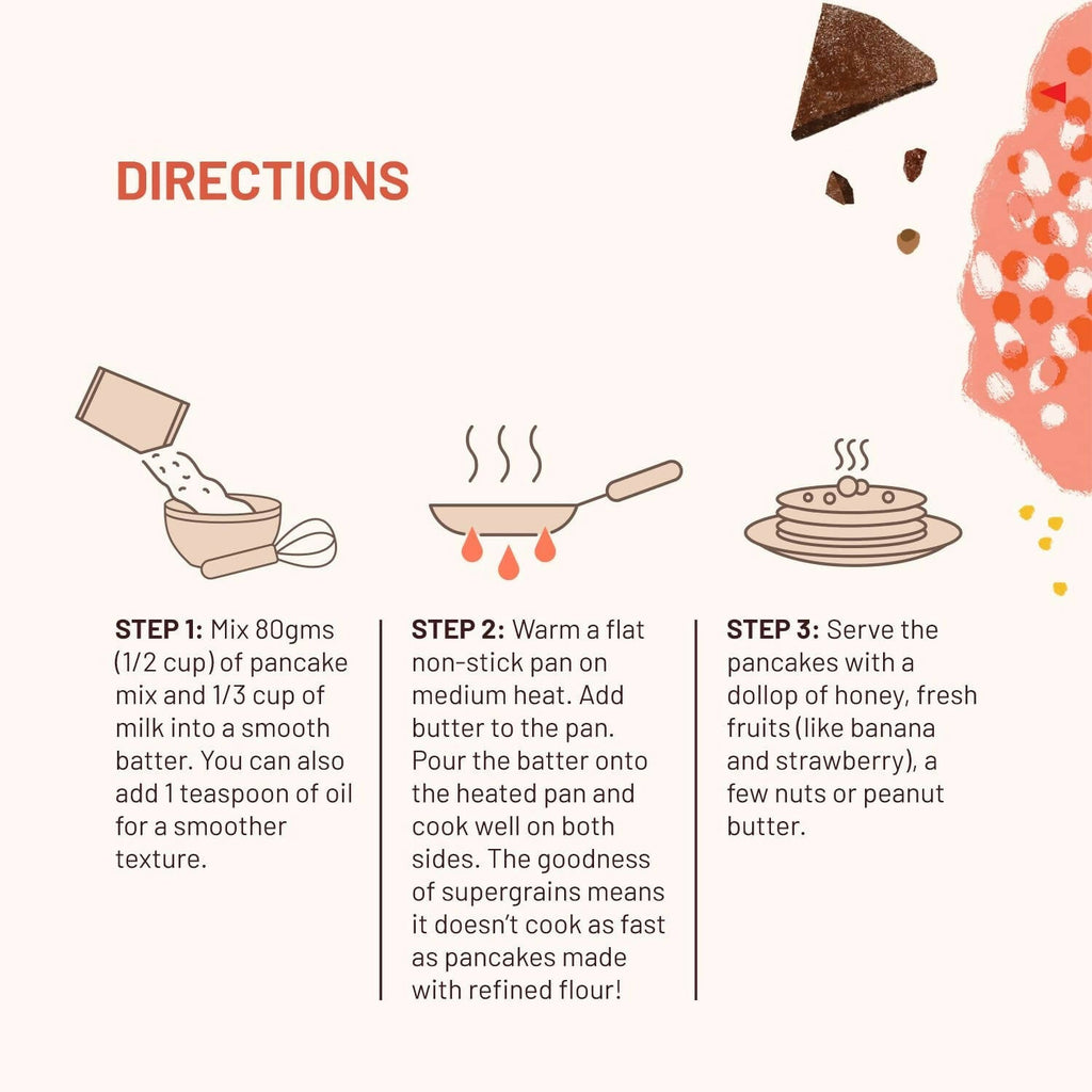 Mille Banana Choco-Chip Millet Pancake | Grocsy