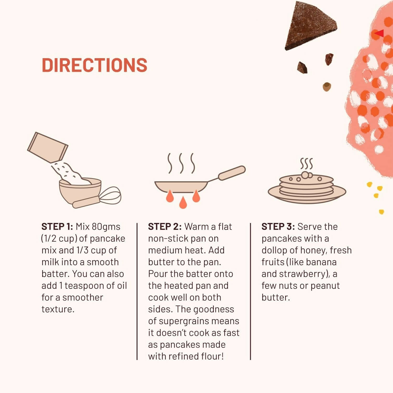Mille Banana Choco-Chip Millet Pancake | Grocsy