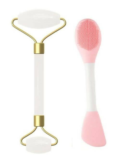 Favon Pack of Facial Roller and Face Mask Applicator | Grocsy