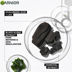 Garnier Skin Naturals Black Serum Mask Pure Charcoal | Grocsy