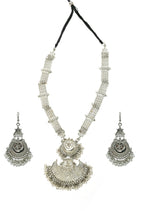 Mominos Fashion Johar Kamal Silver-Plated Brass Finish Rani Haar Statement Necklace For Women | Grocsy