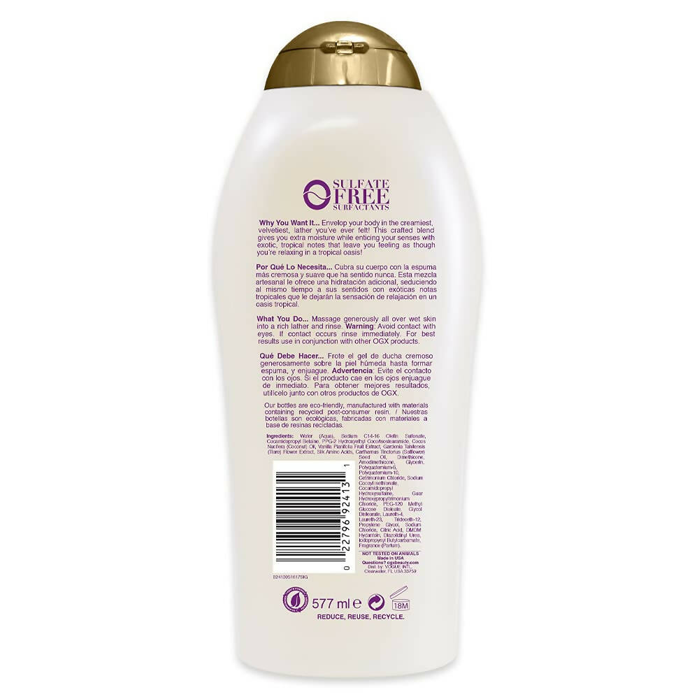 OGX Extra Creamy + Coconut Miracle Oil Ultra Moisture Body Wash | Grocsy