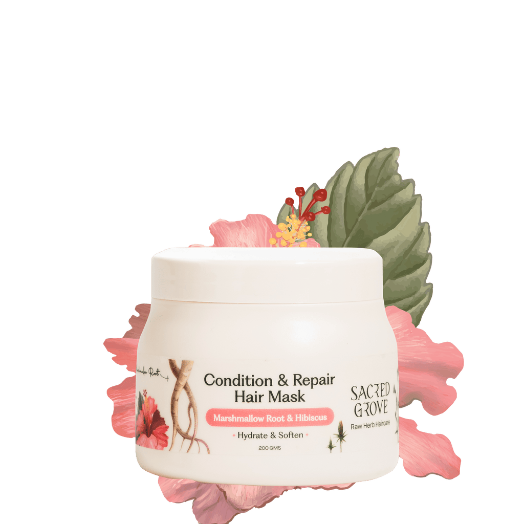 Sacred Grove Marshmallow Root Condition & Repair Hair Mask | Grocsy