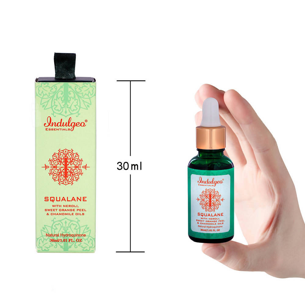 Indulgeo Essentials Squalane With Neroli Sweet Orange Peel And Chamomile Oils | Grocsy