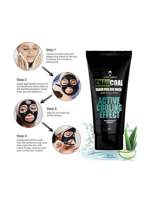 Urbangabru Charcoal Black Peel Off Mask | Grocsy