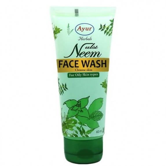 Ayur Herbals Neem And Tulsi Face Wash | Grocsy