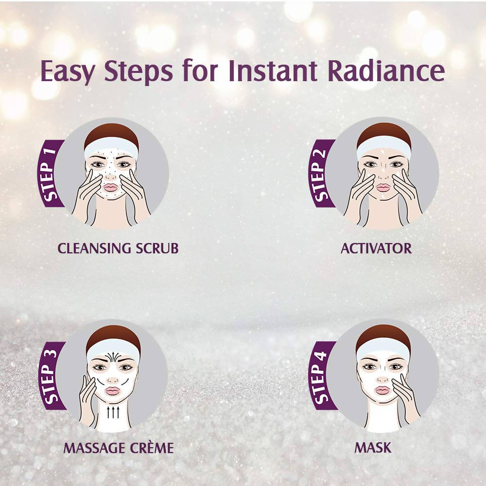 Lotus Herbals Radiant Diamond Facial Kit For Instant Radiance | Grocsy