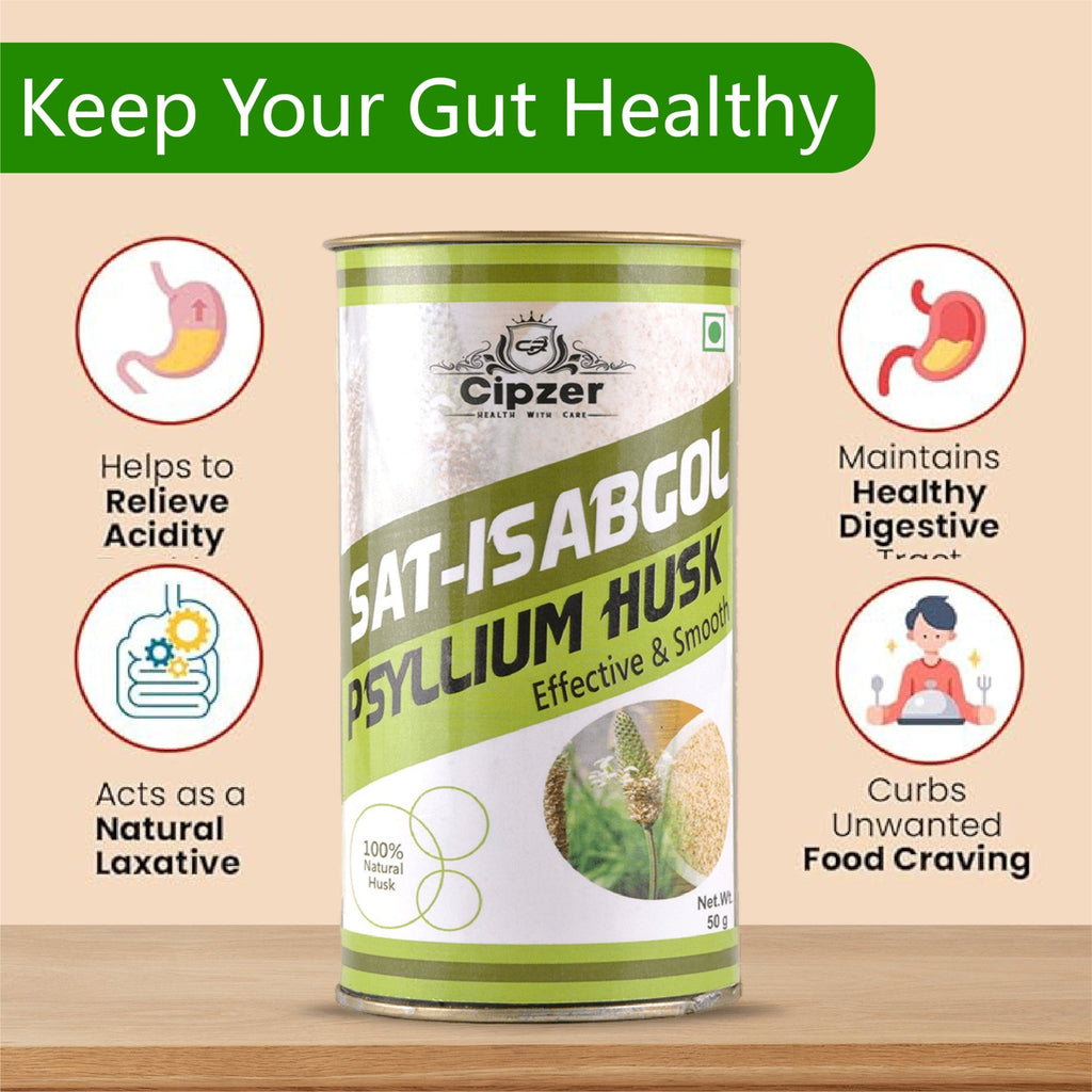 Cipzer Sat-Isabgol Psyllium Husk | Grocsy