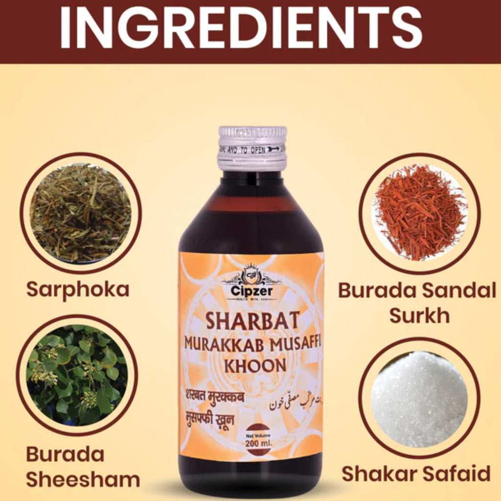 Cipzer Sharbat Murakkab Musaffi Khoon | Grocsy