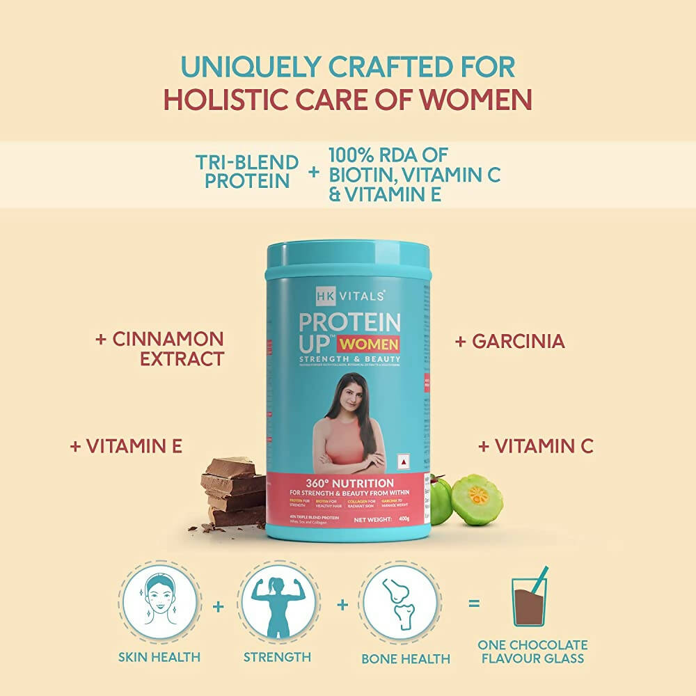 HK Vitals ProteinUp Women-Chocolate Flavor | Grocsy