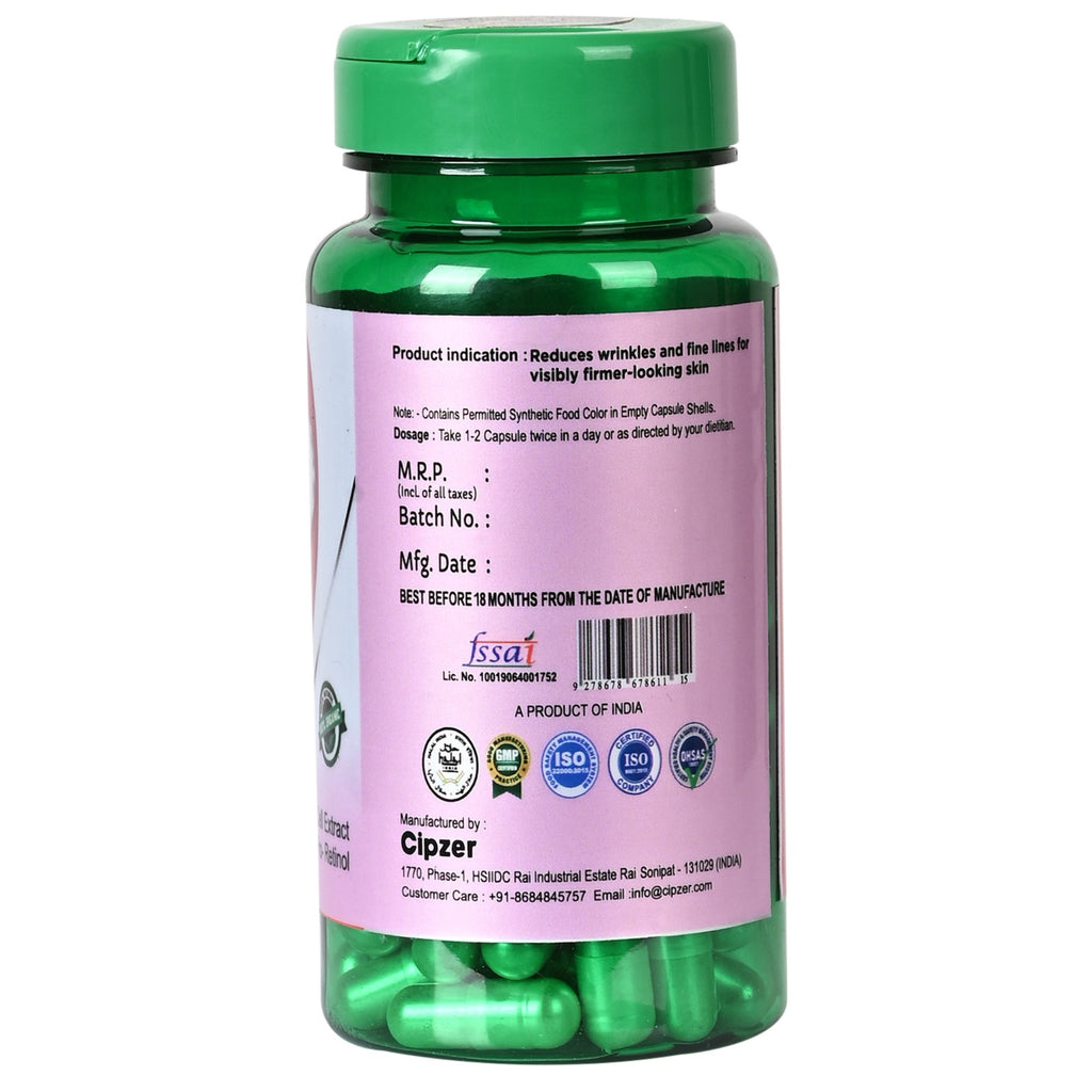 Cipzer Skin Ageing Capsules | Grocsy