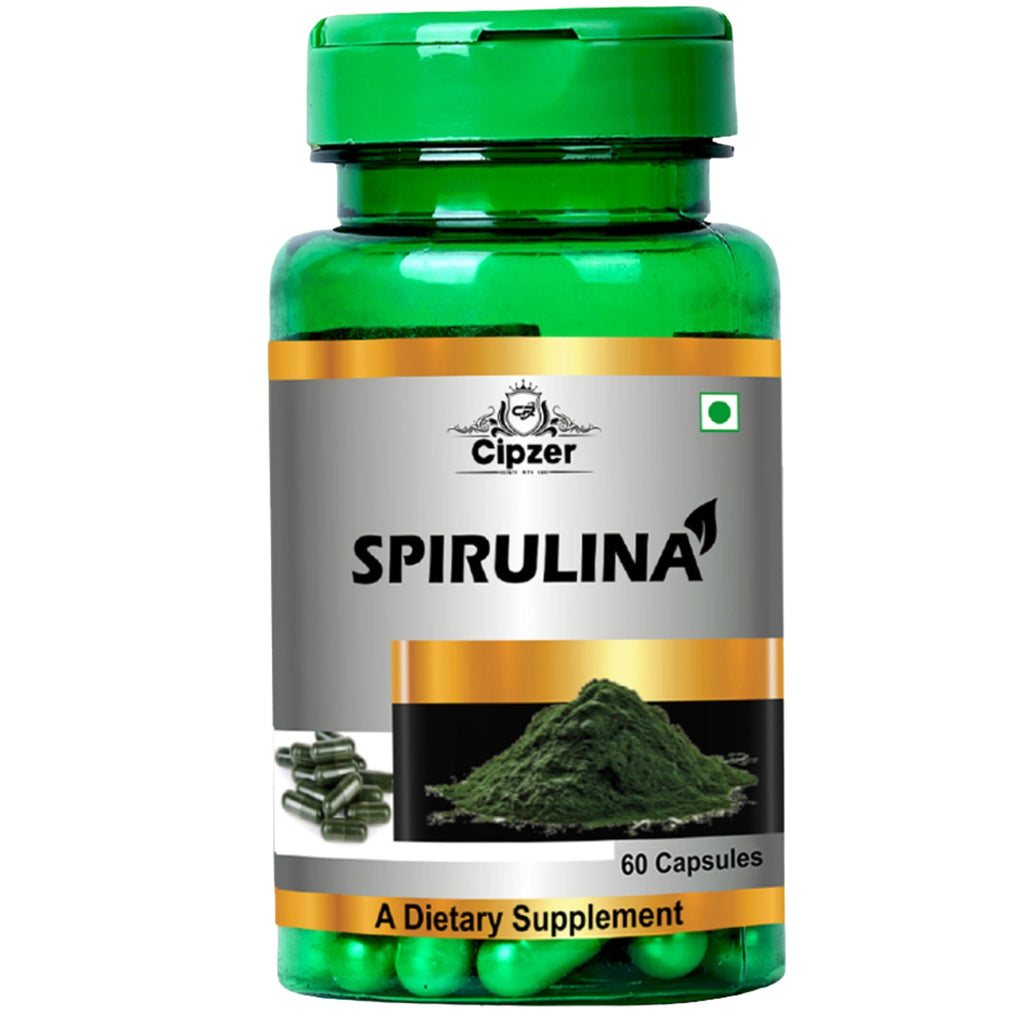 Cipzer Spirulina Capsules | Grocsy