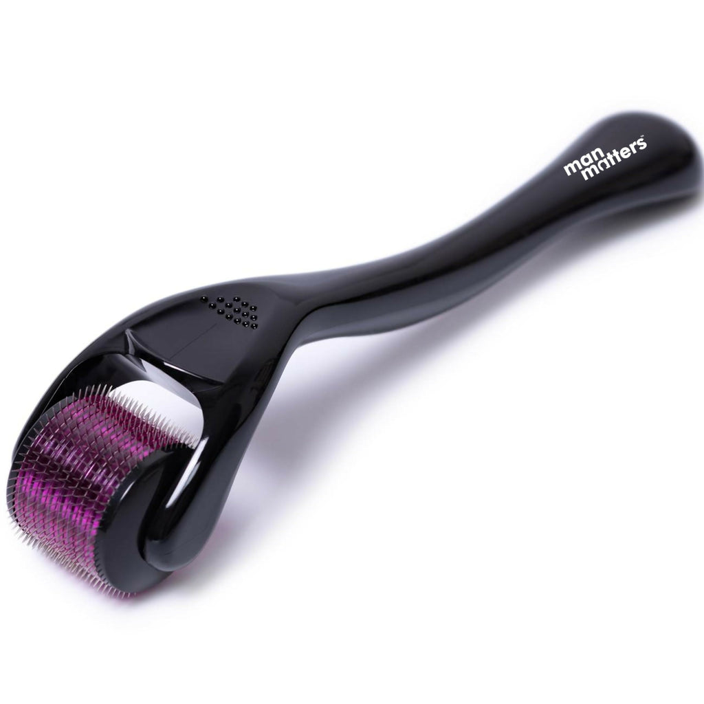 Man Matters Derma Roller with 540 Titanium Alloy Micro Needles 0.5 mm | Grocsy