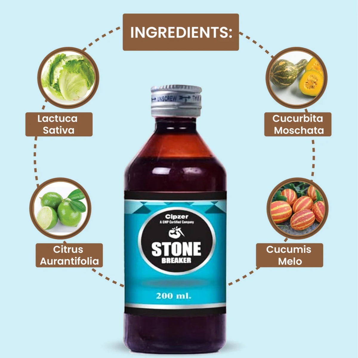 Cipzer Stone Breaker Syrup | Grocsy