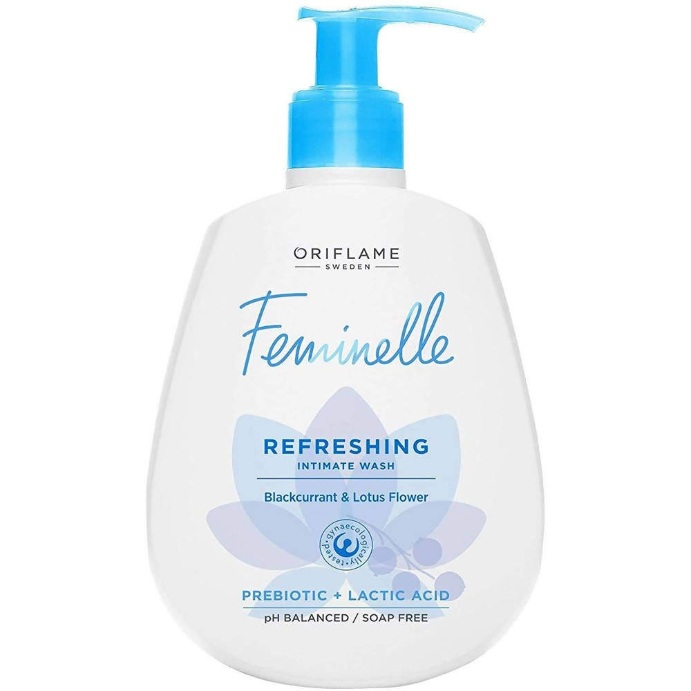 Oriflame Feminelle Refreshing Intimate Wash Blackcurrant & Lotus Flower Extract | Grocsy