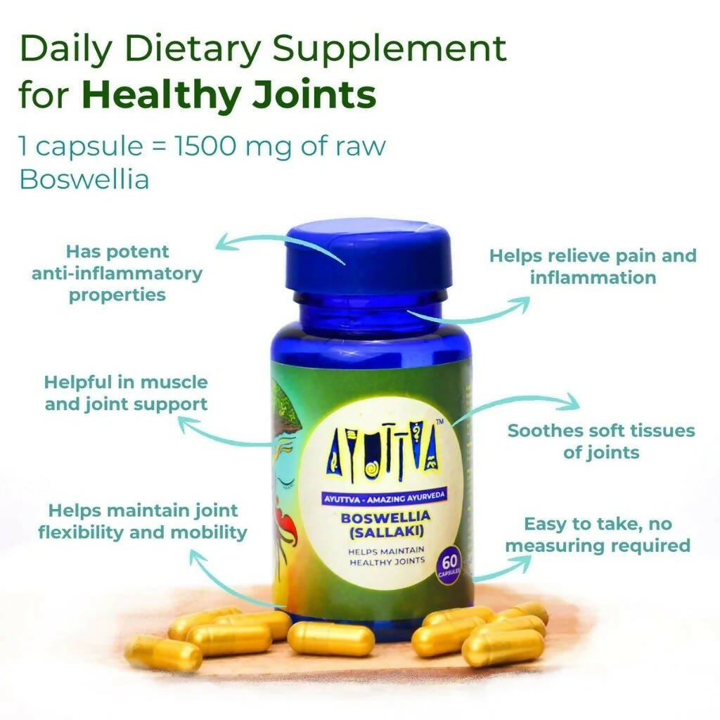 Ayuttva Boswellia Capsules | Grocsy