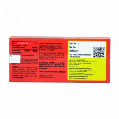 Allen Homeopathy Vitamin D3 Tablets | Grocsy