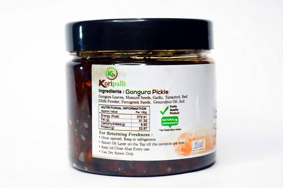 Koripalli Pickles Gongura Pickle | Grocsy