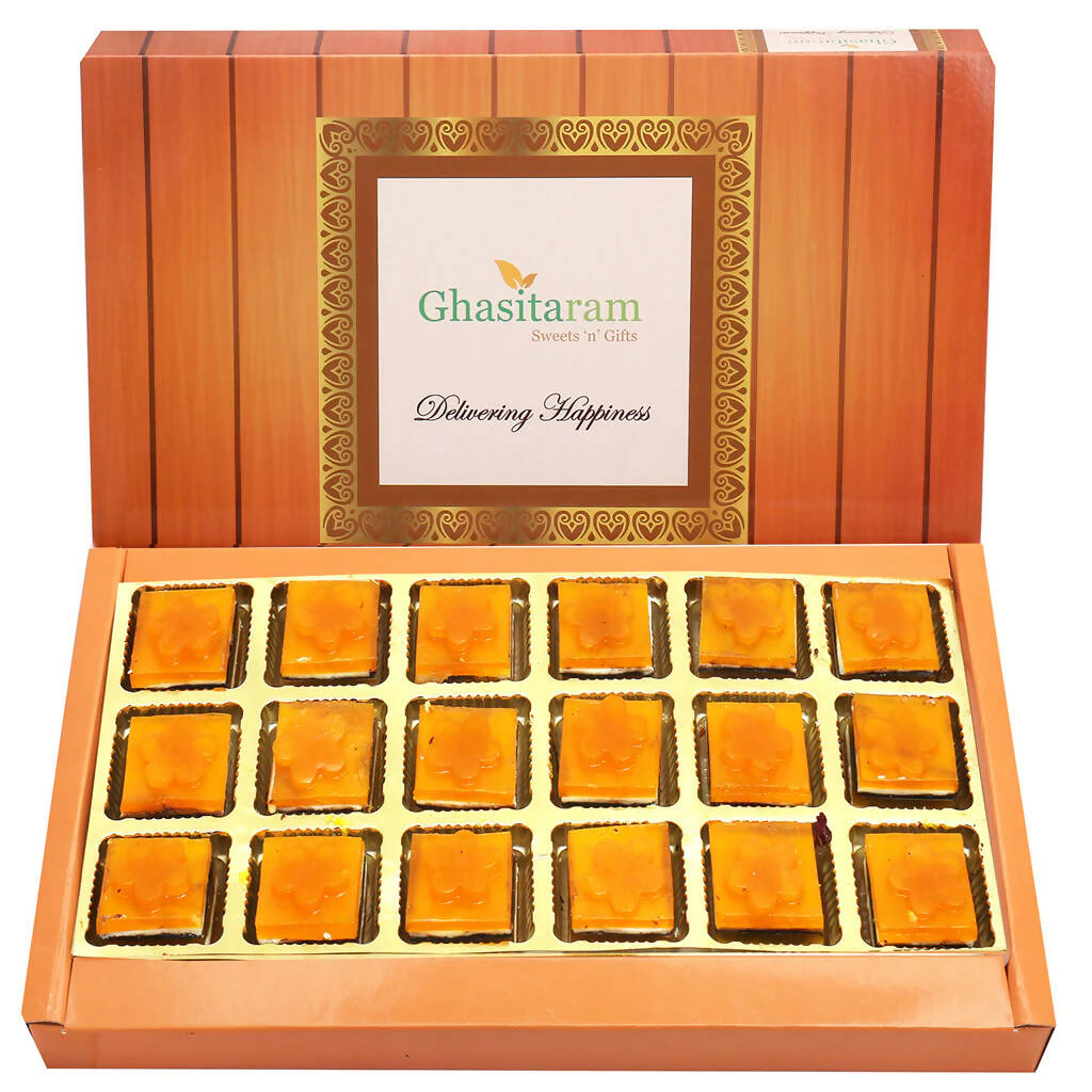 Ghasitaram Mango Layers Delight Sweets | Grocsy