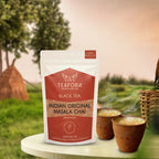 TEAFORA Indian Original Masala Chai Tea | Assam CTC Loose Black Tea | Blended with Cinnamon, Cardamom, Black Pepper & Cloves | 100% NATURAL INGREDIENTS | Grocsy