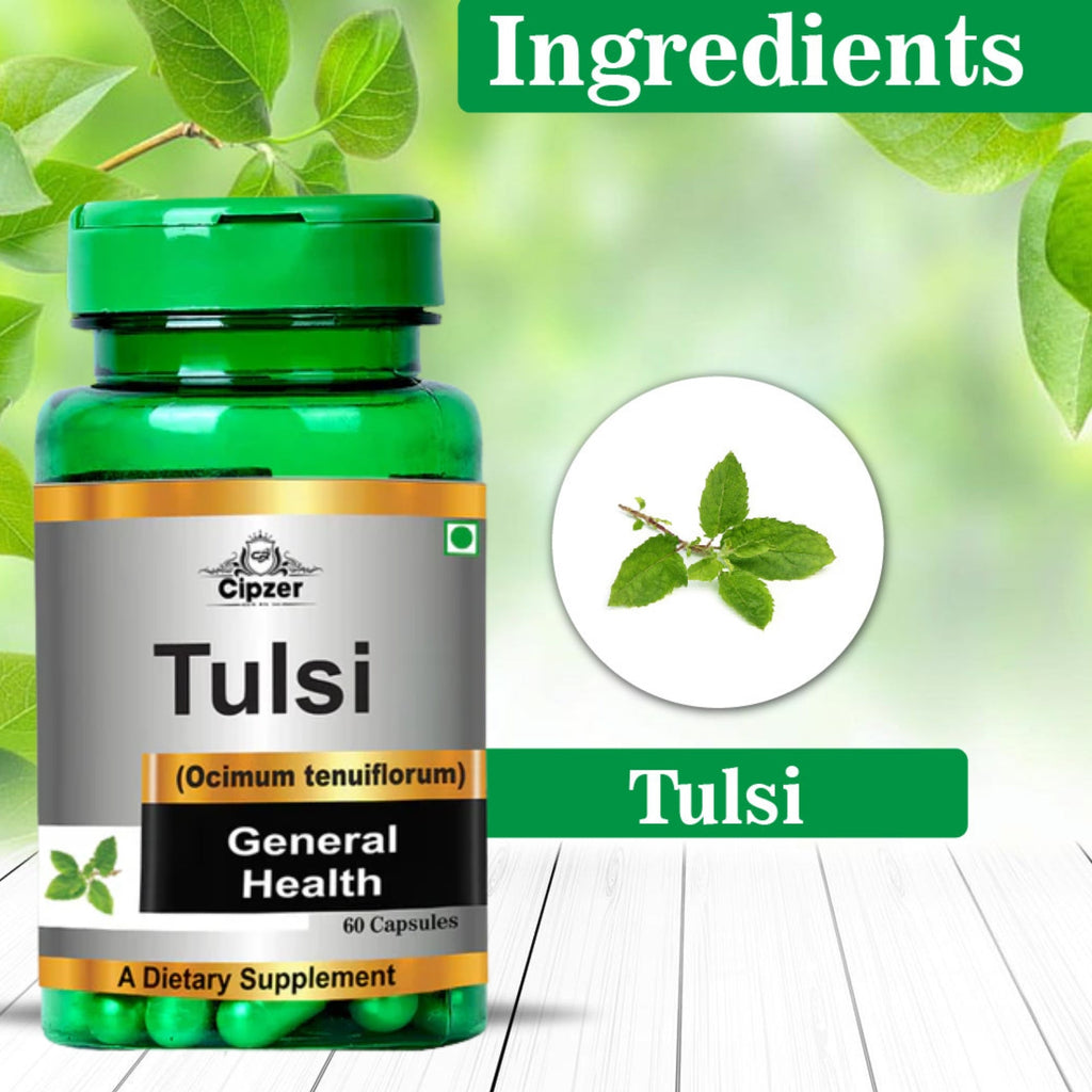 Cipzer Tulsi Capsules | Grocsy