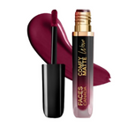 Faces Canada Comfy Matte Wow Liquid Lipstick - Plum Passion 04 | Grocsy