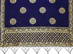 Mimosa Women's Banarasi Art Silk Navy Dupatta | Grocsy