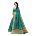 Vamika Green Cotton Silk Weaving Saree (Anaya Green) | Grocsy